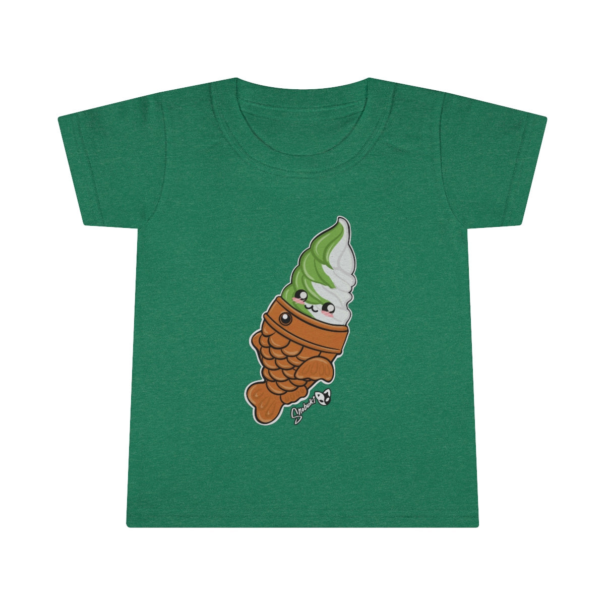 Matcha and Vanilla Soft Serve Tayaki Toddler T-shirt