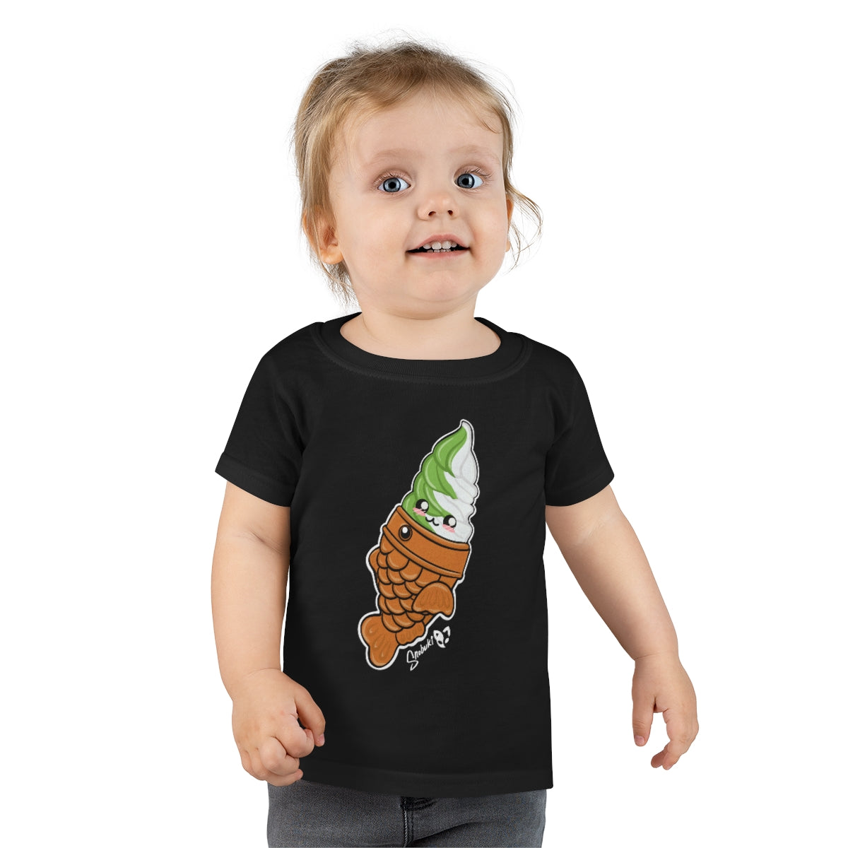 Matcha and Vanilla Soft Serve Tayaki Toddler T-shirt