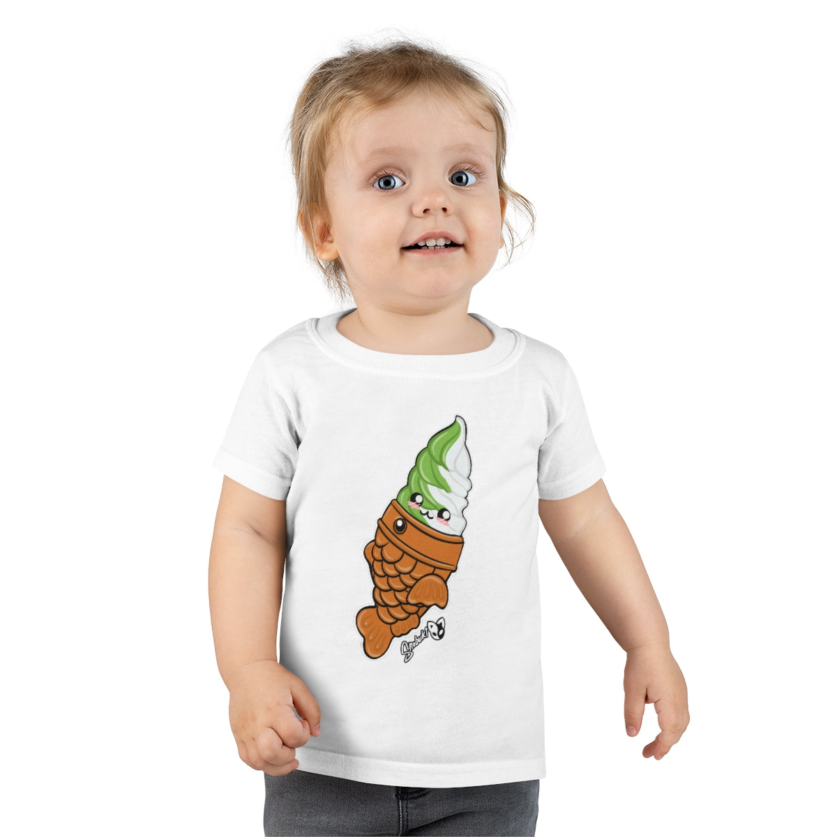 Matcha and Vanilla Soft Serve Tayaki Toddler T-shirt