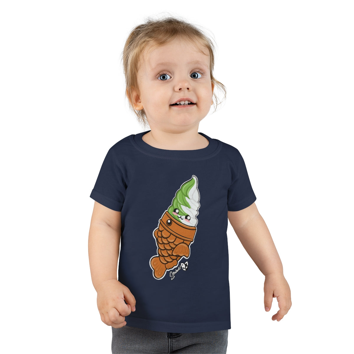 Matcha and Vanilla Soft Serve Tayaki Toddler T-shirt