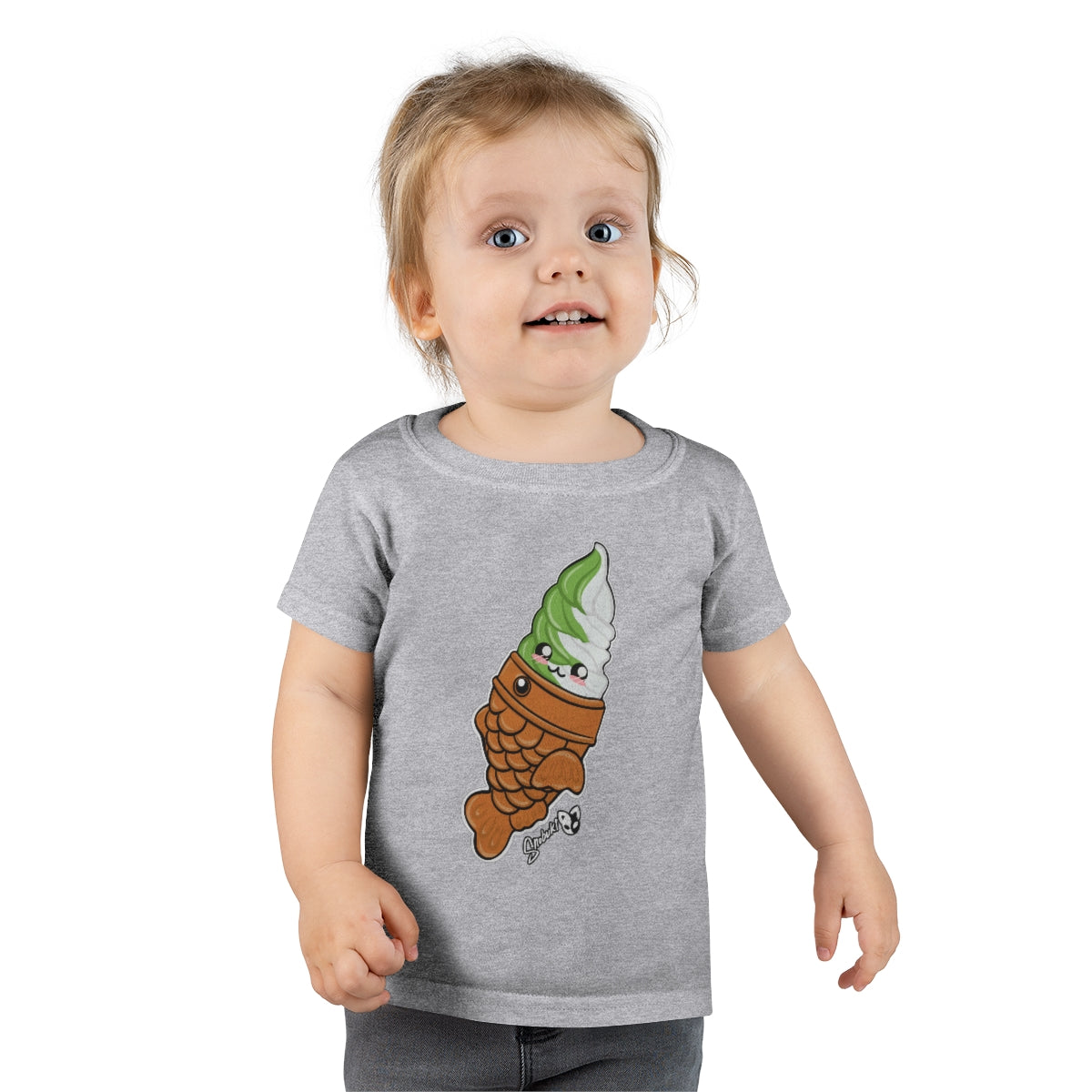 Matcha and Vanilla Soft Serve Tayaki Toddler T-shirt