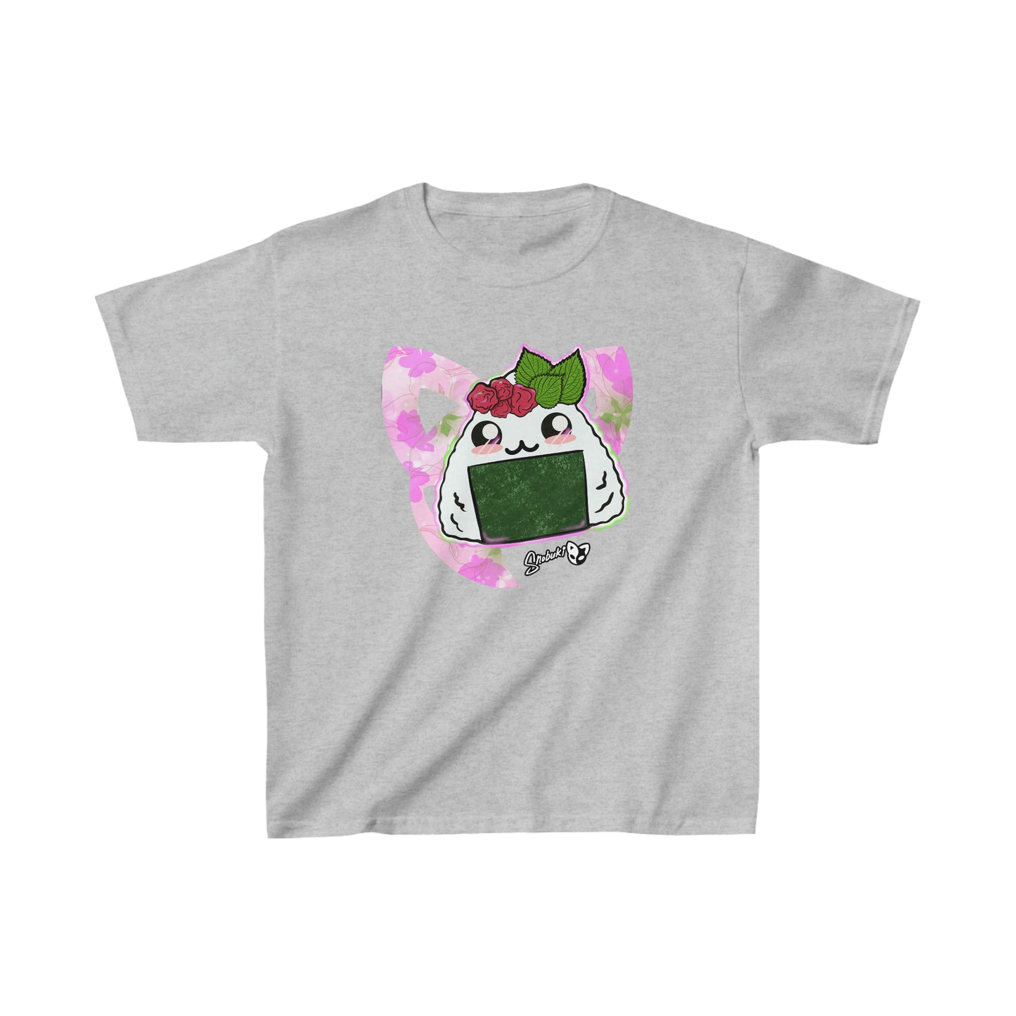 Ume Onigiri with Snobuki logo Kids Heavy Cotton™ Tee