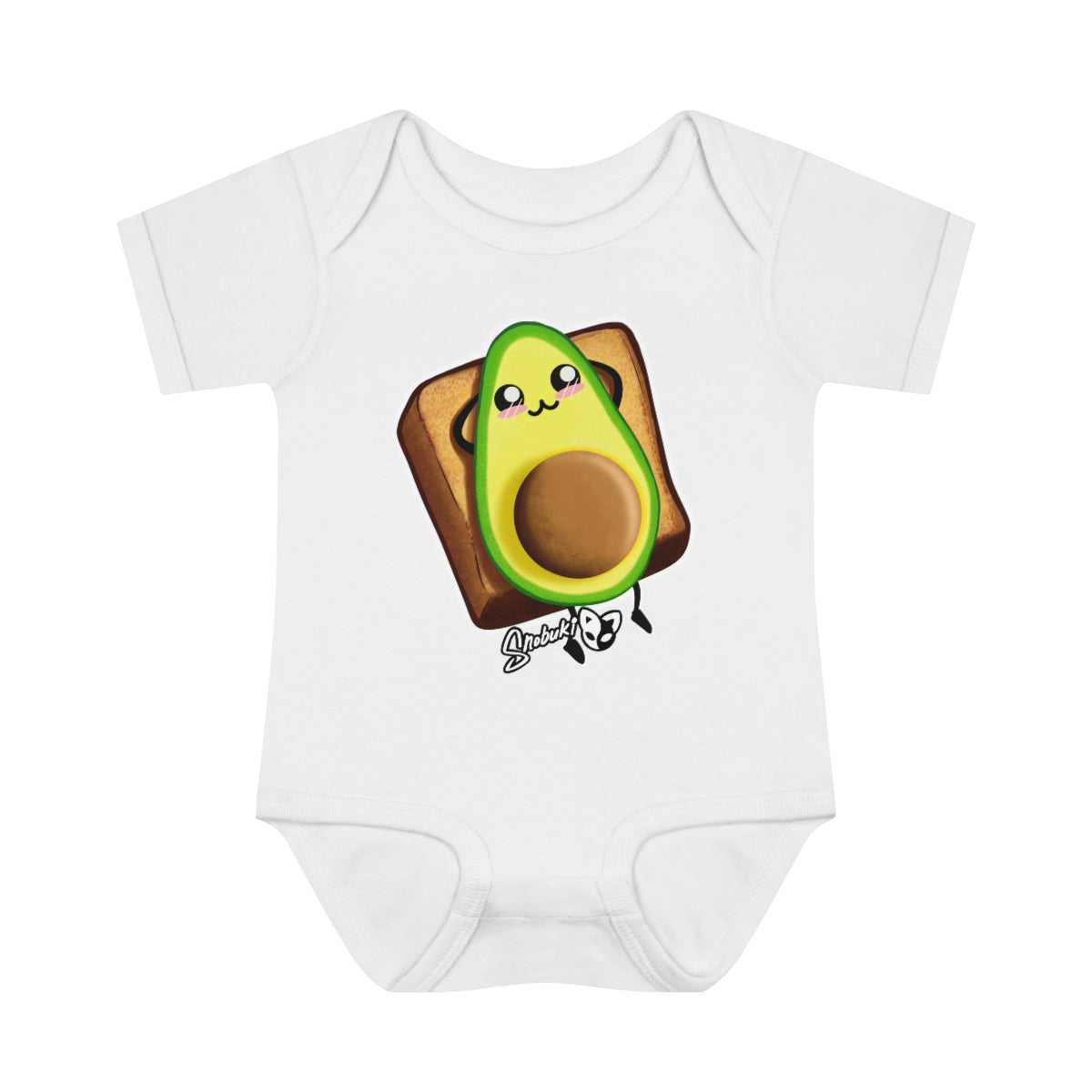 Avocado Toast Infant Baby Rib Bodysuit