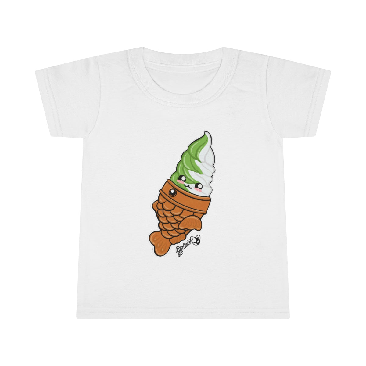 Matcha and Vanilla Soft Serve Tayaki Toddler T-shirt