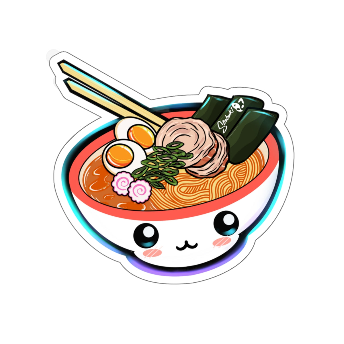 Spicy Tonkotsu Ramen Die-Cut Stickers