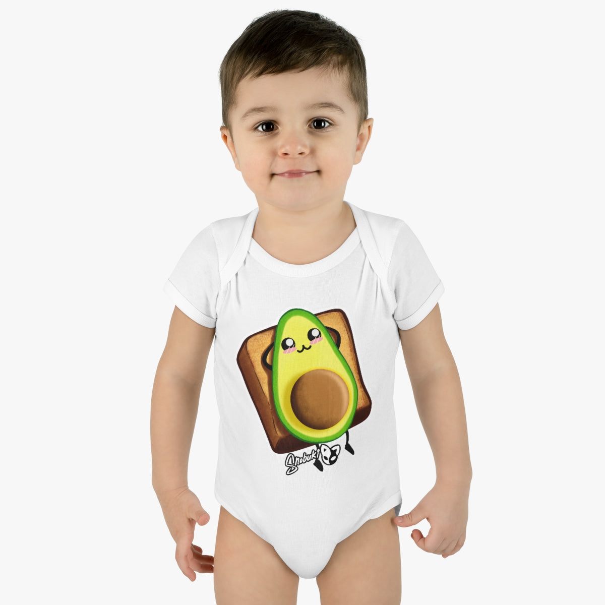 Avocado Toast Infant Baby Rib Bodysuit