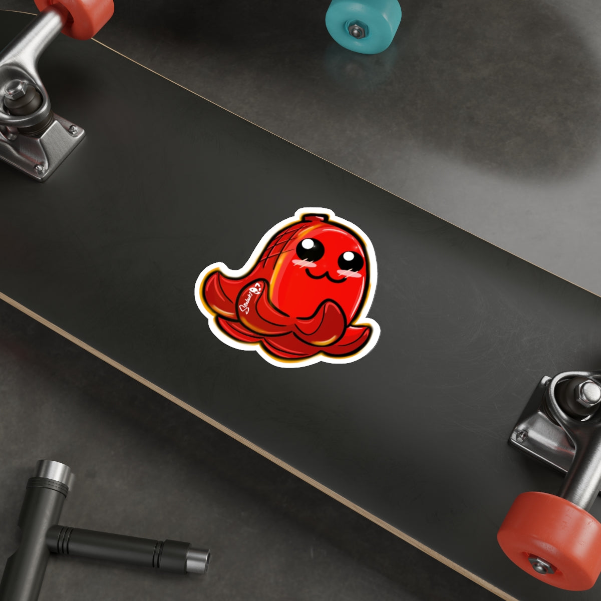 Octo-Dog Die-Cut Stickers