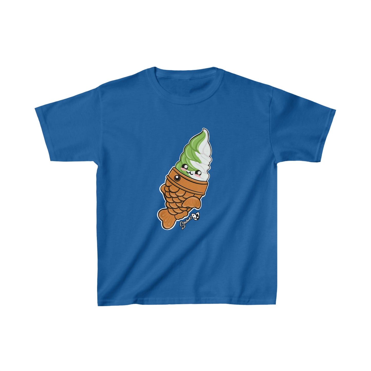 Matcha and vanilla soft serve tayaki Kids Heavy Cotton™ Tee