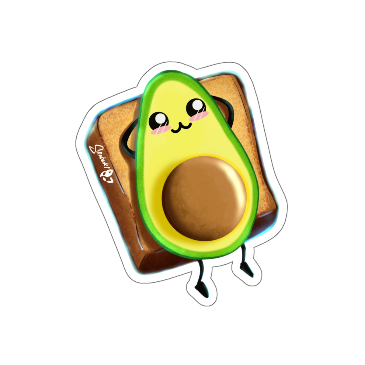 Avocado Toast Die-Cut Stickers