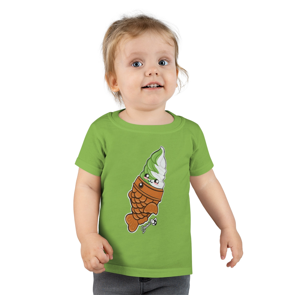 Matcha and Vanilla Soft Serve Tayaki Toddler T-shirt