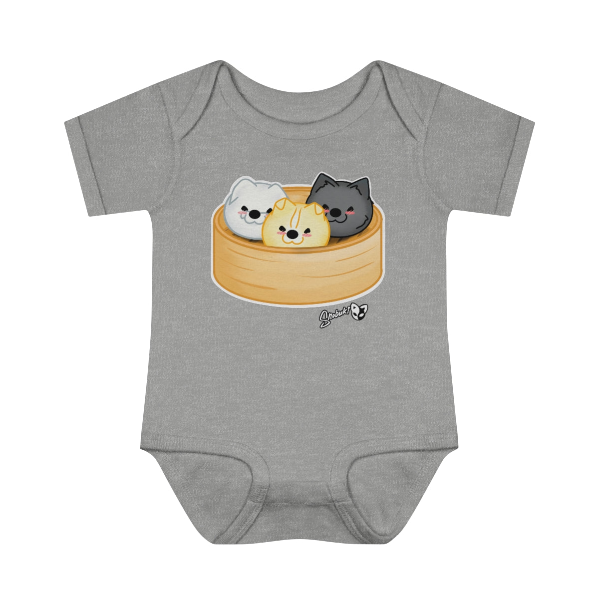 Snobuki Dim Sum Infant Baby Rib Bodysuit