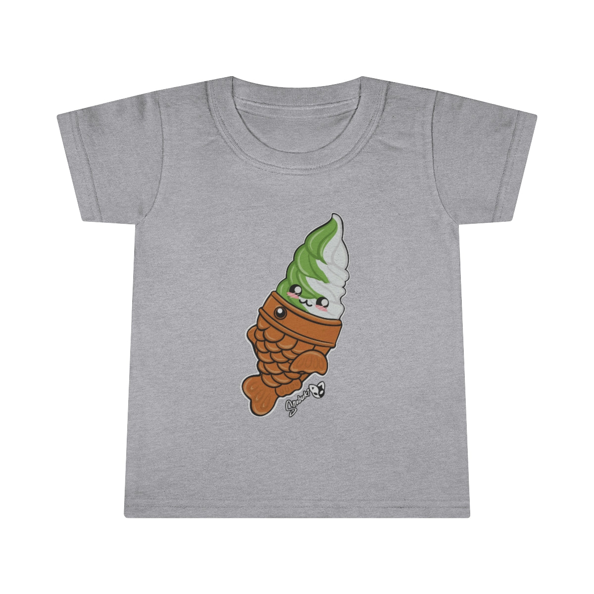 Matcha and Vanilla Soft Serve Tayaki Toddler T-shirt