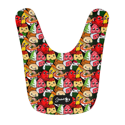 Food Fam Fleece Baby Bib