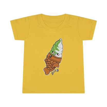 Matcha and Vanilla Soft Serve Tayaki Toddler T-shirt