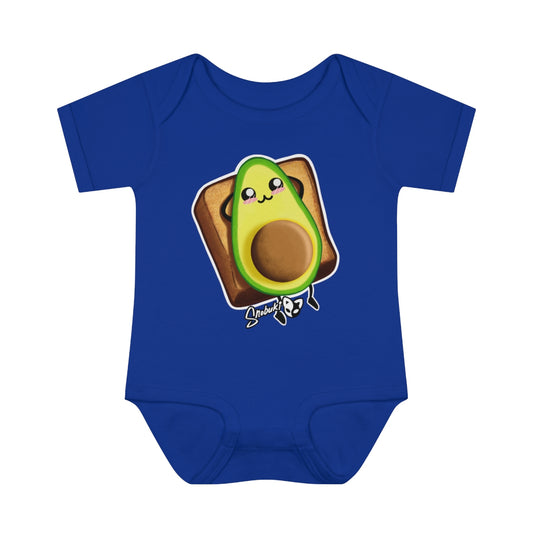 Avocado Toast Infant Baby Rib Bodysuit