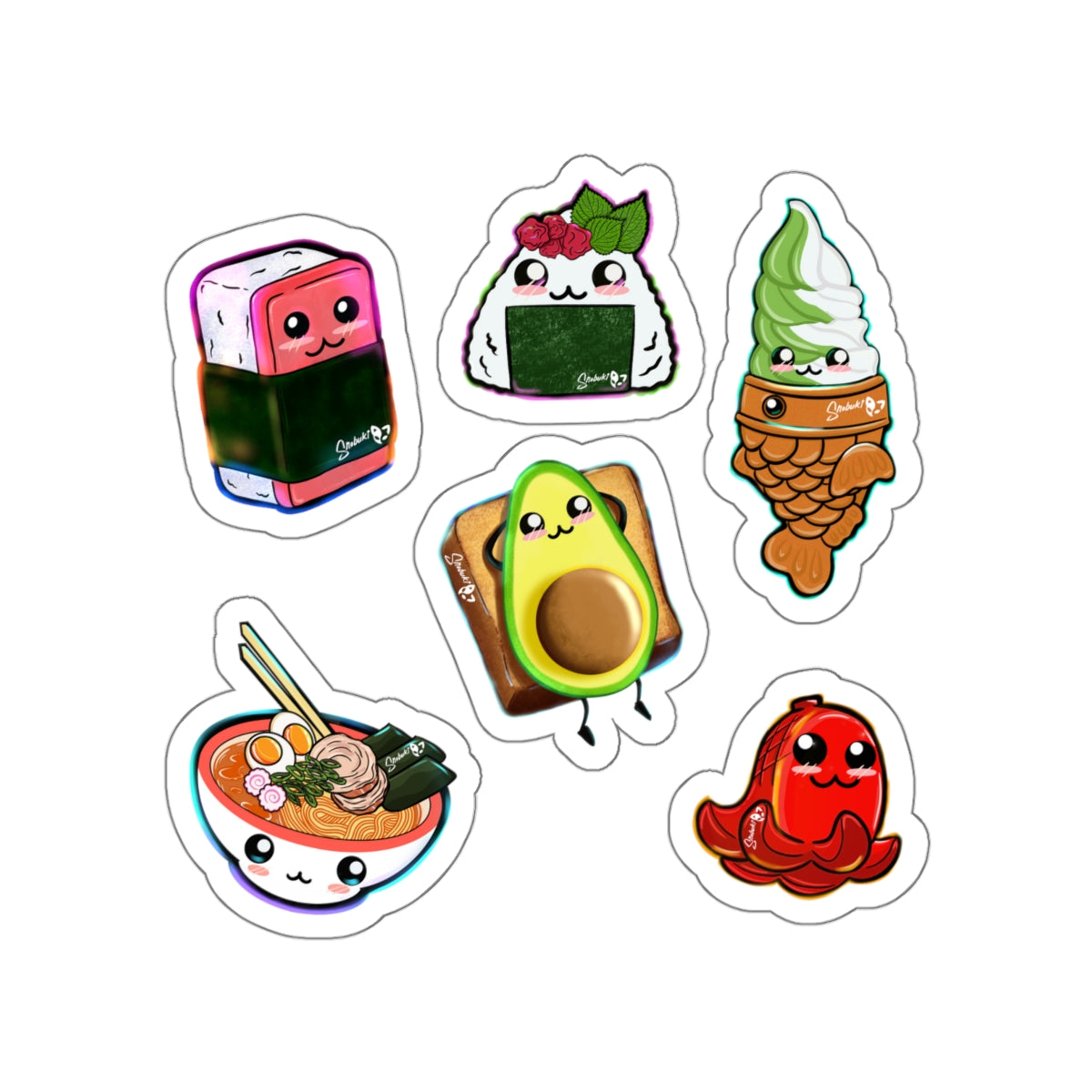 Food Fam Pac Die-Cut Stickers l