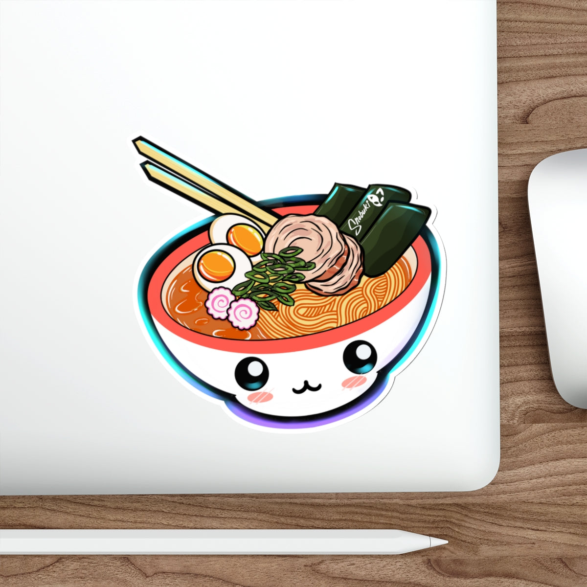 Spicy Tonkotsu Ramen Die-Cut Stickers