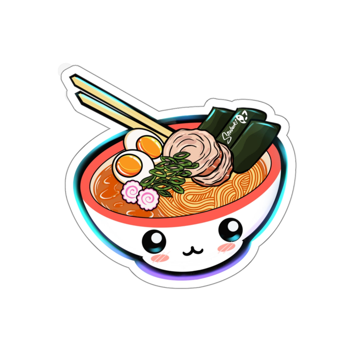 Spicy Tonkotsu Ramen Die-Cut Stickers