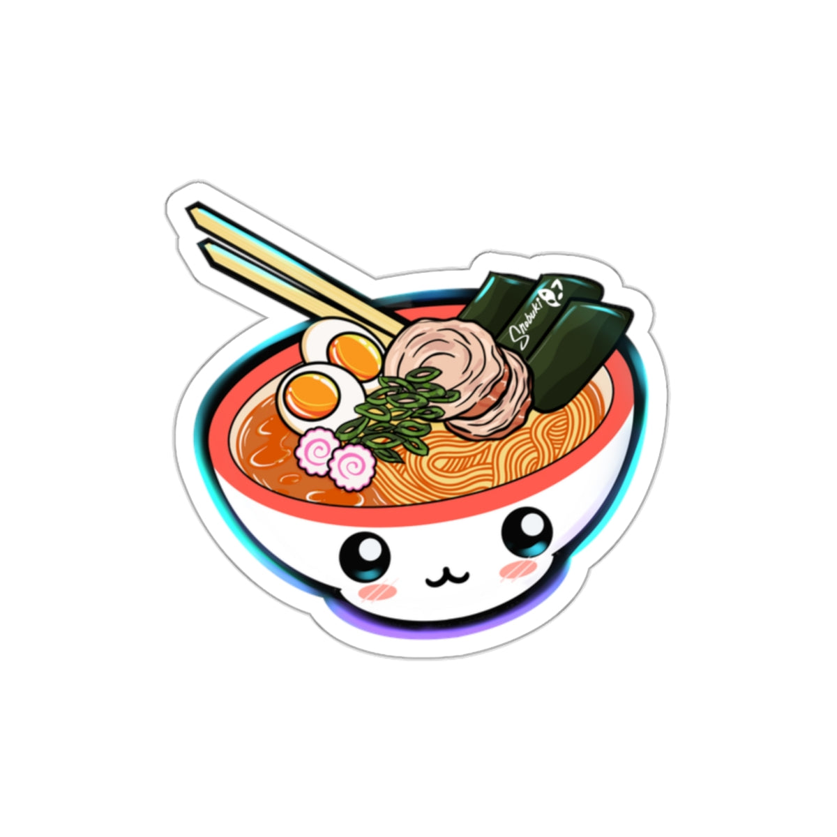 Spicy Tonkotsu Ramen Die-Cut Stickers