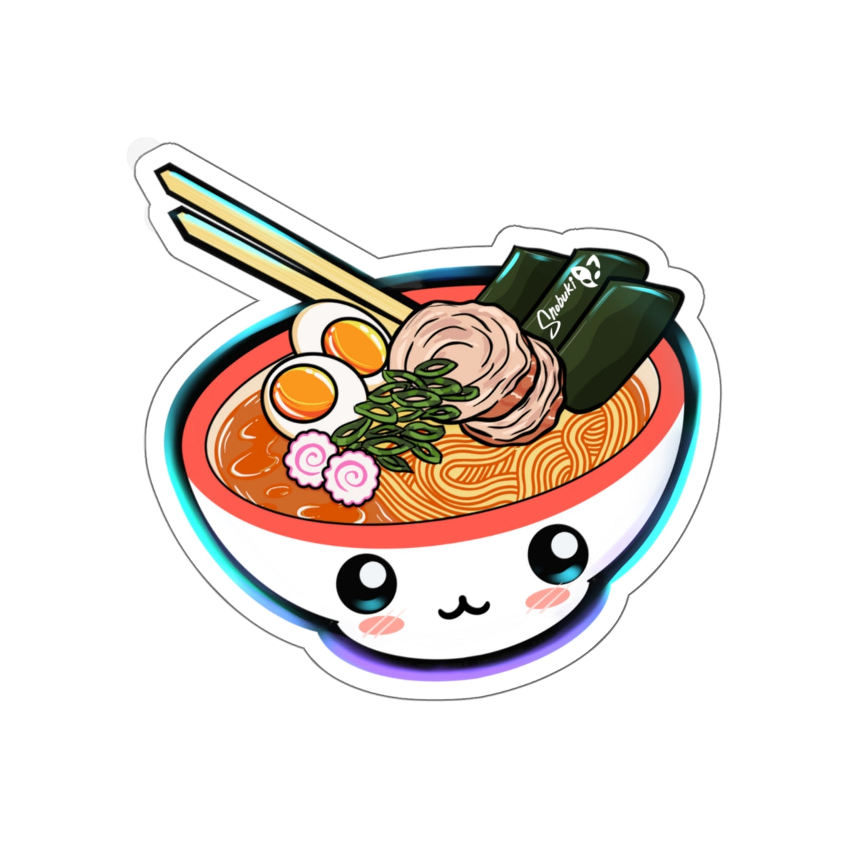 Spicy Tonkotsu Ramen Die-Cut Stickers