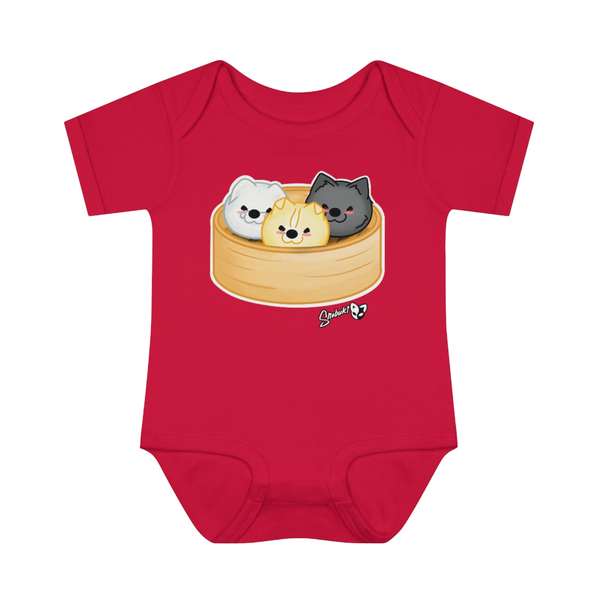 Snobuki Dim Sum Infant Baby Rib Bodysuit