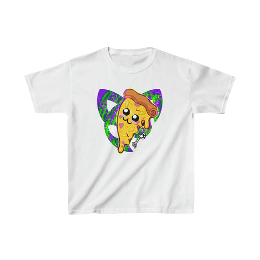 Hawaiian Pizza with Snobuki logo Kids Heavy Cotton™ Tee