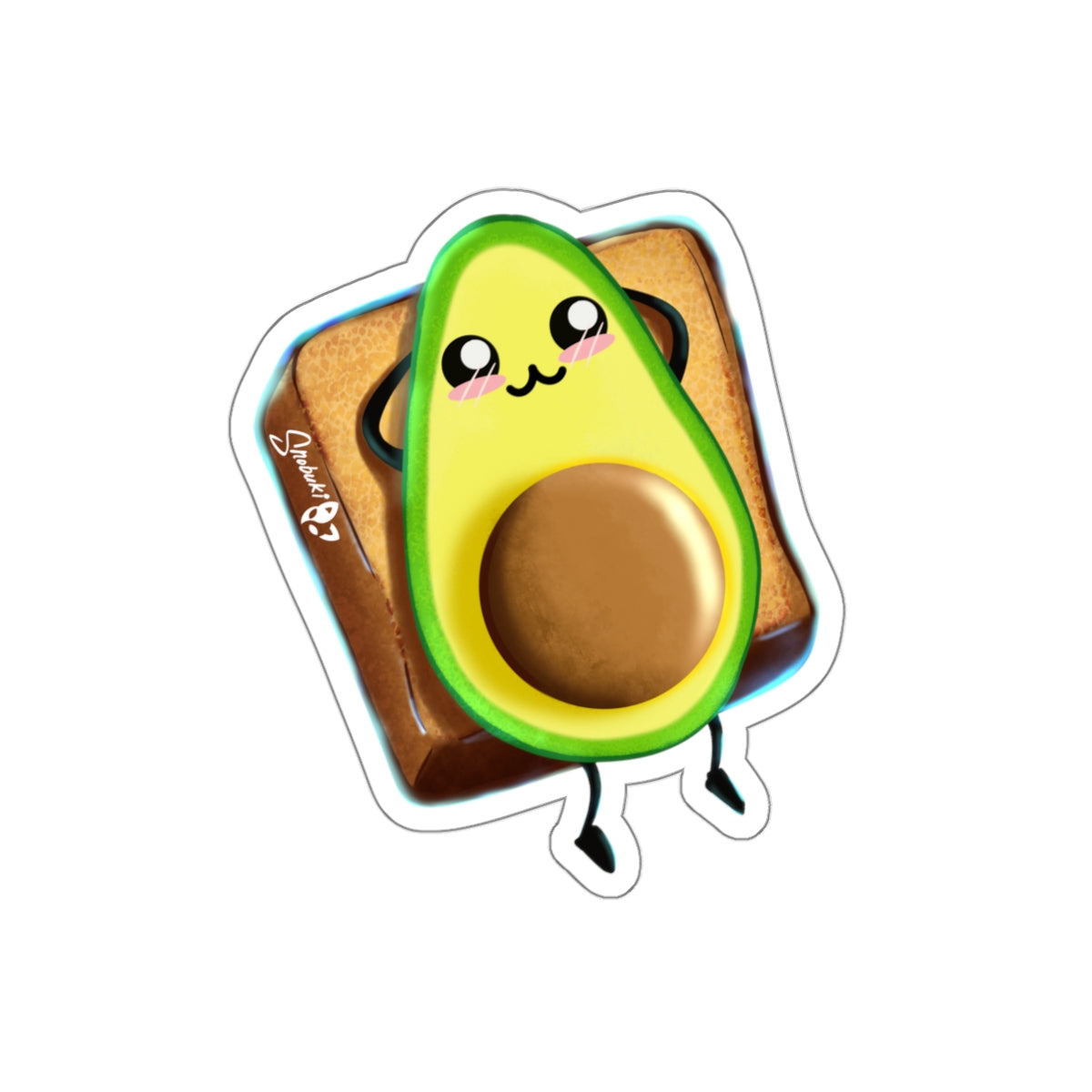 Avocado Toast Die-Cut Stickers