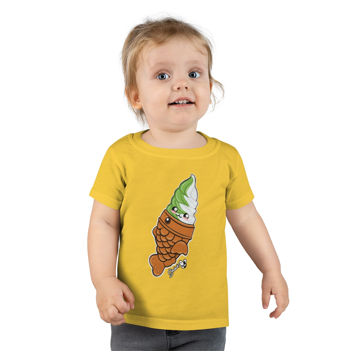 Matcha and Vanilla Soft Serve Tayaki Toddler T-shirt