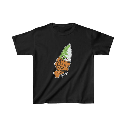 Matcha and vanilla soft serve tayaki Kids Heavy Cotton™ Tee